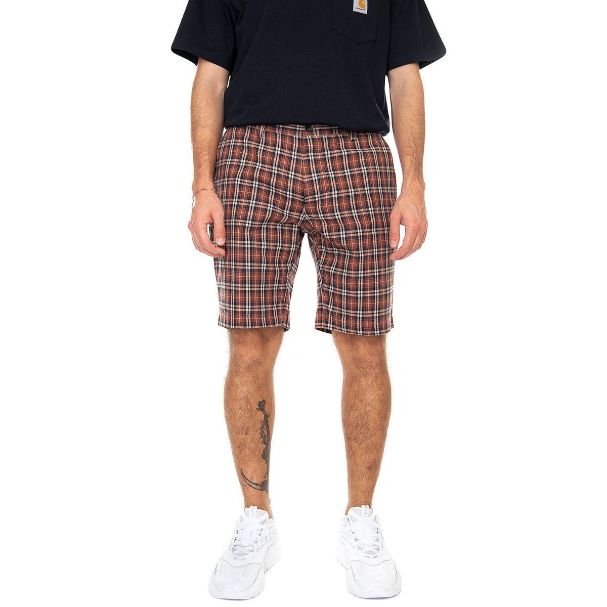 Heritage Check Short Brick Red - Bermuda Uomo Rossa / Multicolore 67214-938 . BEN SHERMAN 