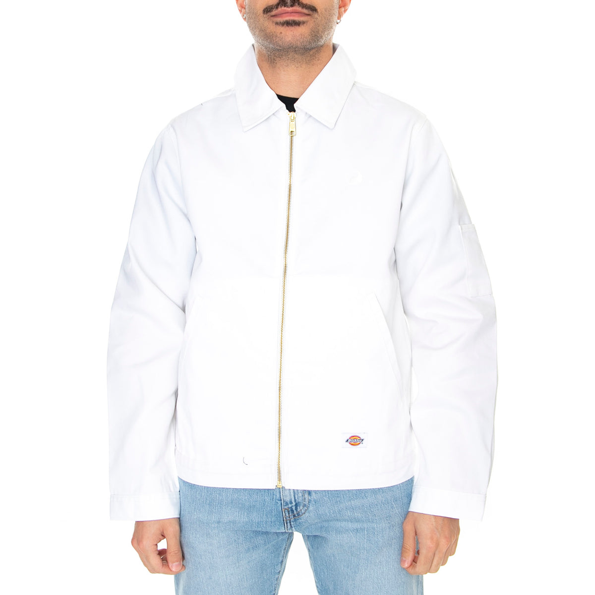 Ol x Dickies Workshop Jacket White - Giacca Estiva Uomo Bianca DK0A4Y2EWHX1 . DICKIES 