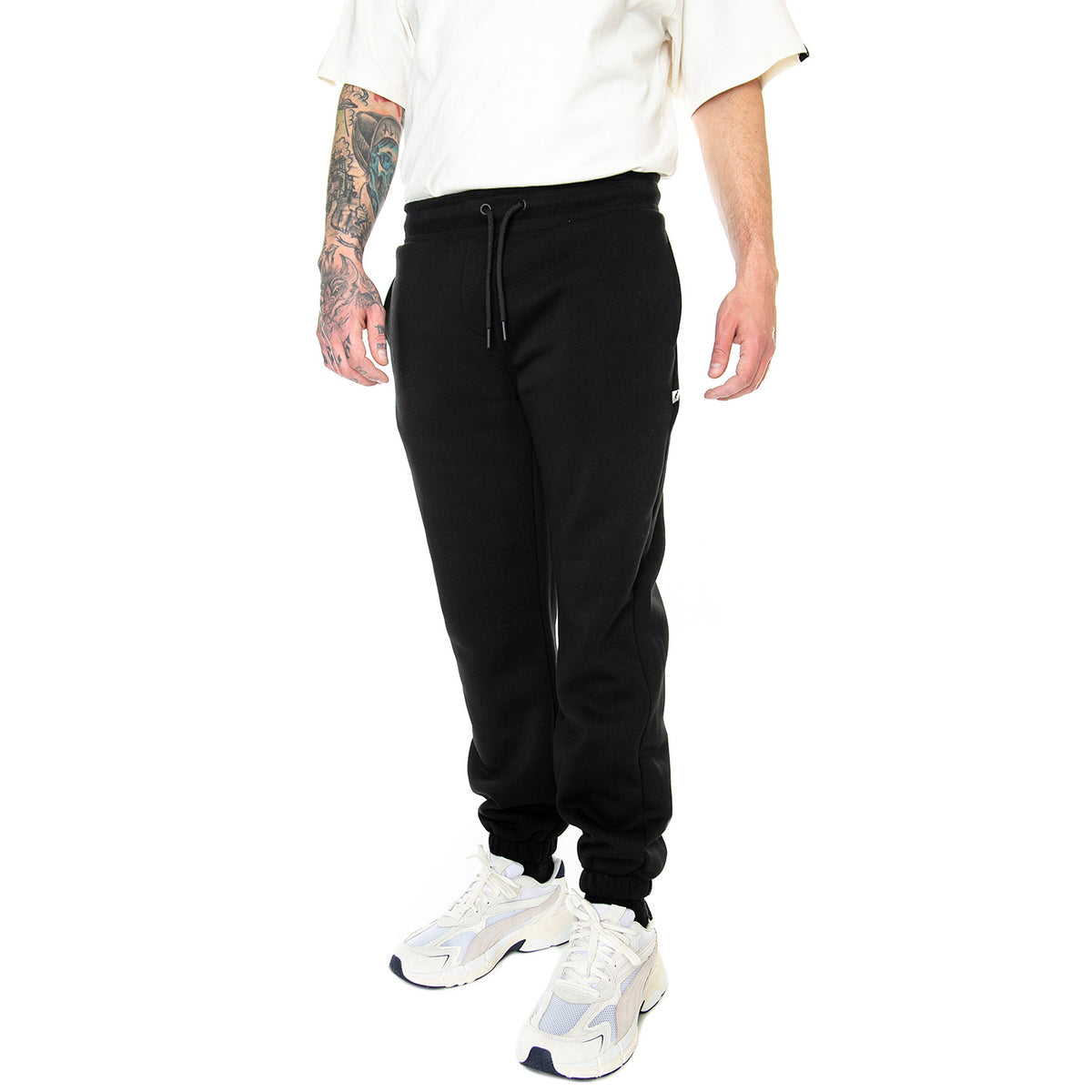 Essential Black - Pantaloni Sportivi Uomo Neri KAF22USPA105-99 . KANGOL 