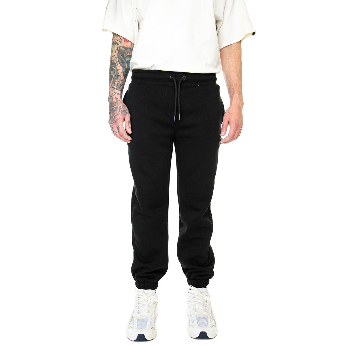 Essential Black - Pantaloni Sportivi Uomo Neri KAF22USPA105-99 . KANGOL 