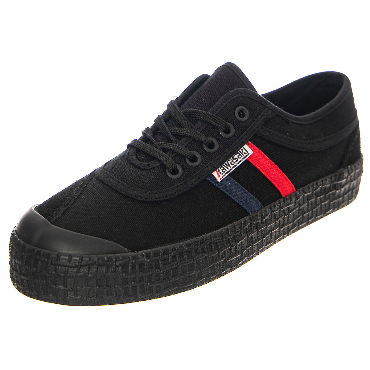 Retro 3.0 Black Solid - Scarpe Stringate Profilo Basso Donna Nere KWS232428-1001S . KAWASAKI 