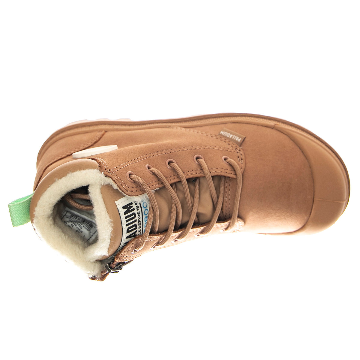 Pampa Hi Cuff Wps Oz Nude Brown - Stivaletti Profilo alla Caviglia Bambino / Bambina Marroni PAK57217-254-M . PALLADIUM 