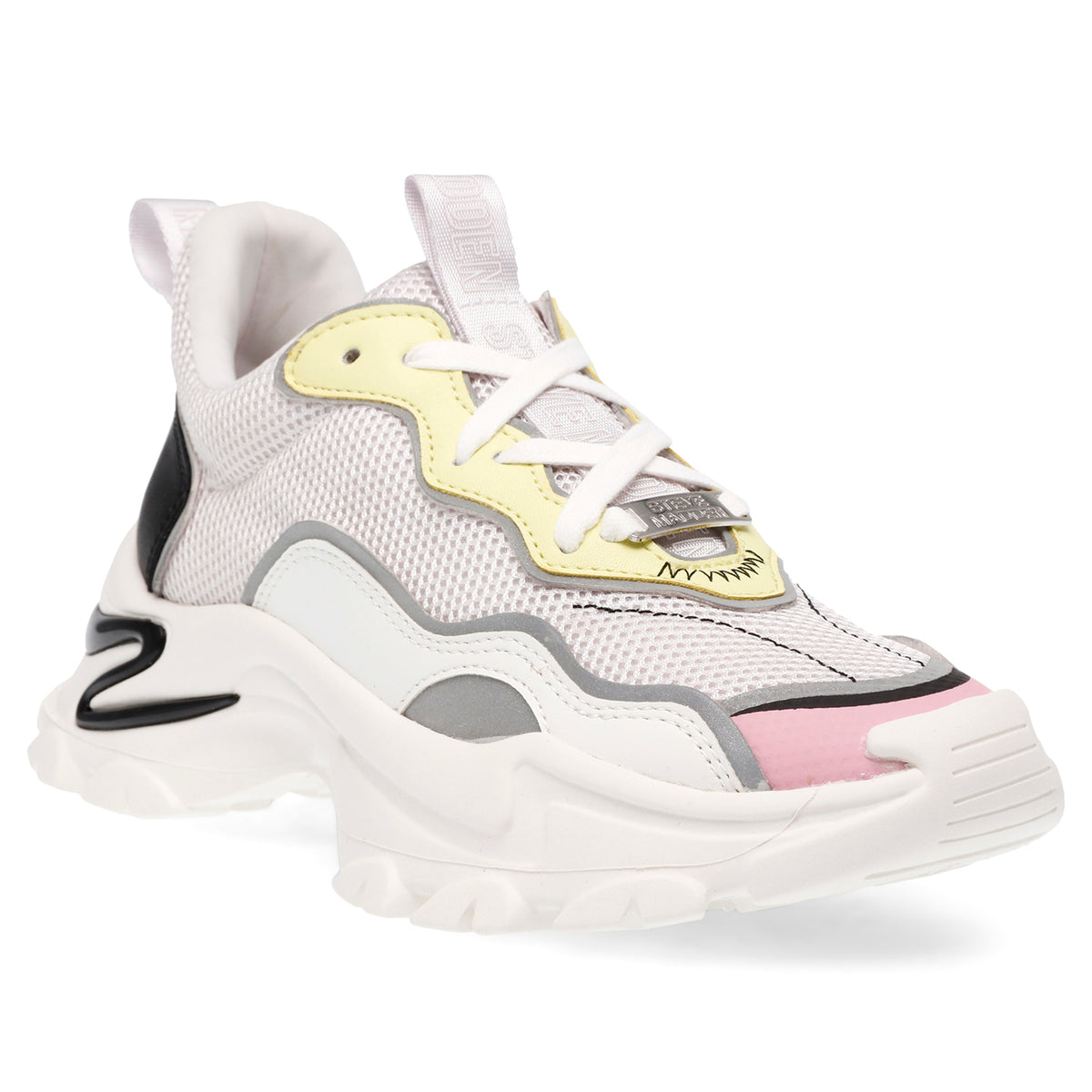 Manerva Black / Bone - Scarpe Stringate Profilo Basso Donna Multicolore SMPMANERVA-BLK . STEVE MADDEN 