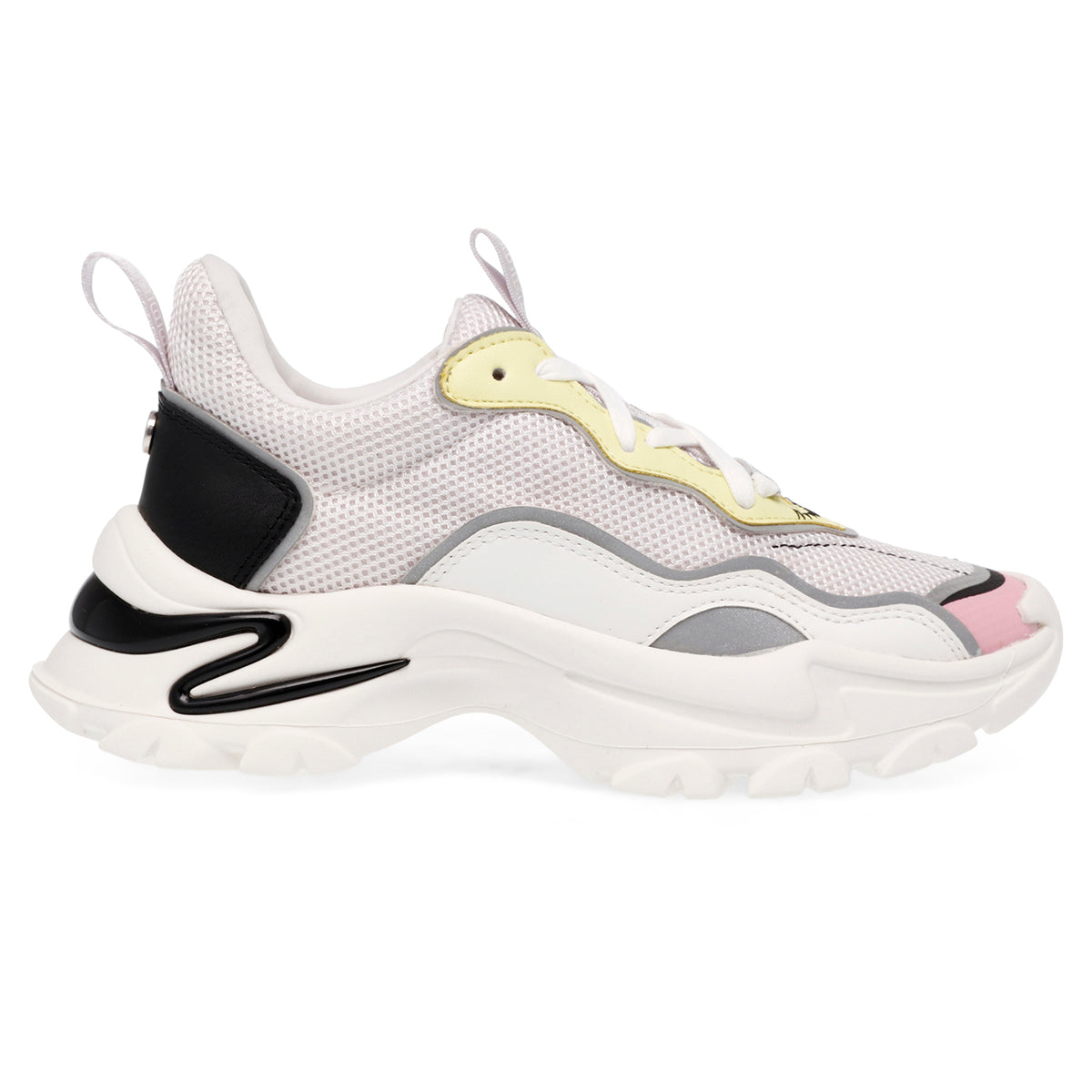 Manerva Black / Bone - Scarpe Stringate Profilo Basso Donna Multicolore SMPMANERVA-BLK . STEVE MADDEN 