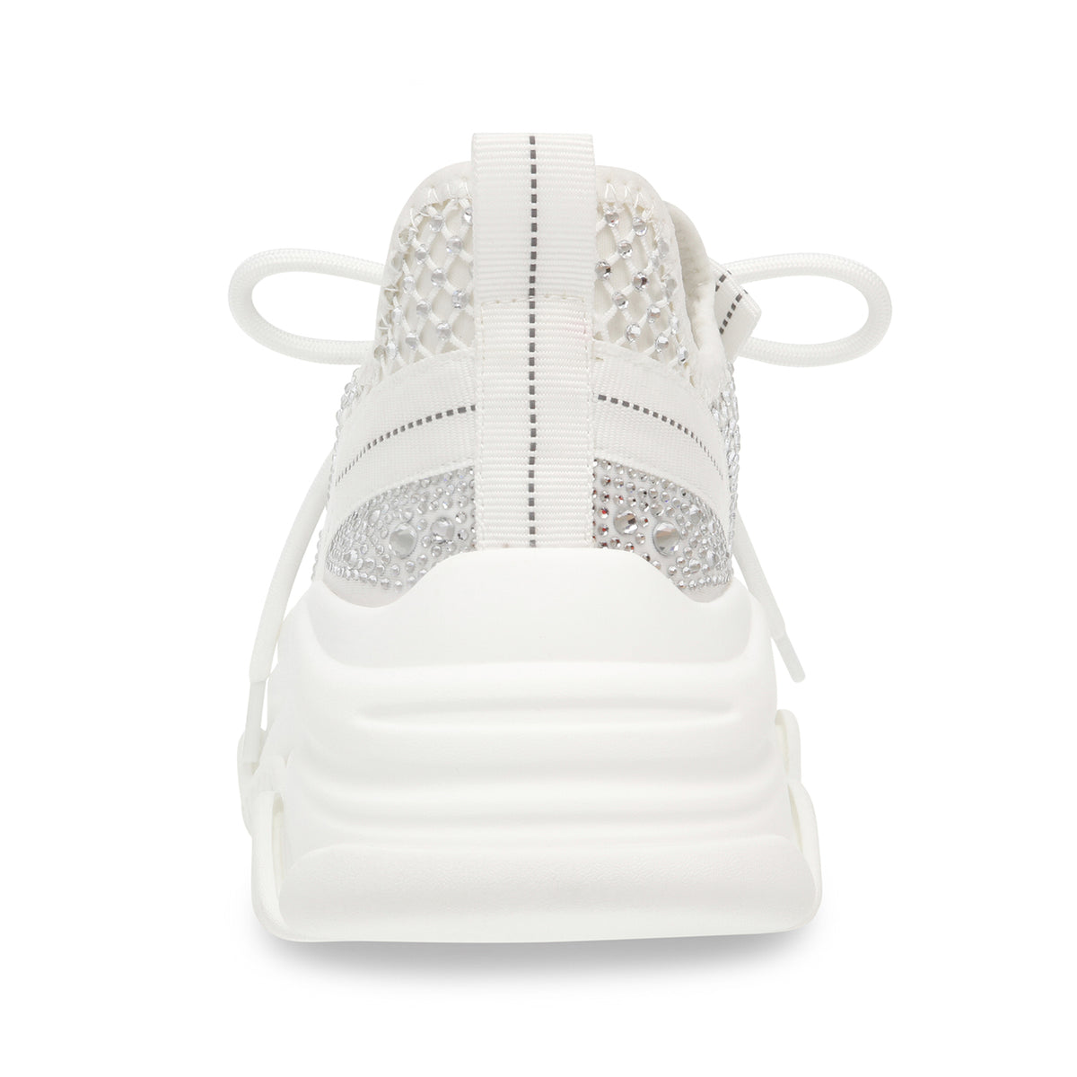 Poise White Mesh + TPU + Stones - Scarpe Stringate Profilo Basso Donna Multicolore SMPPOISE-WHT . STEVE MADDEN 