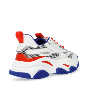 Possession Blue / White - Scarpe Stringate Profilo Basso Donna Blu / Bianche SMPPOSSESSION-BLU . STEVE MADDEN 