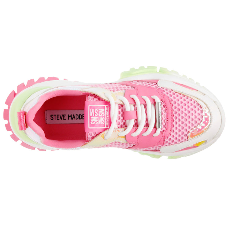 Treasure Pink / Candy- Scarpe Stringate Profilo Basso Donna Rosa SMPTREASURE-PIN . STEVE MADDEN 