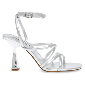 AT-LAST SILVER SYNTHETIC - Sandali con Tacco Alto Donna Argento SMSAT-LAST-SIL . STEVE MADDEN 