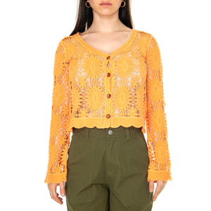 Knitted Cardigan - Cardigan Donna Arancione 85109704-153 . MD'M 