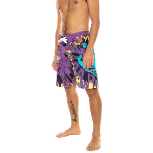 Screaming Hand Purple/Yellow/Black Tie Dye - Costume da Bagno Uomo Multicolore SCA-SHR-5092 . SANTA CRUZ 