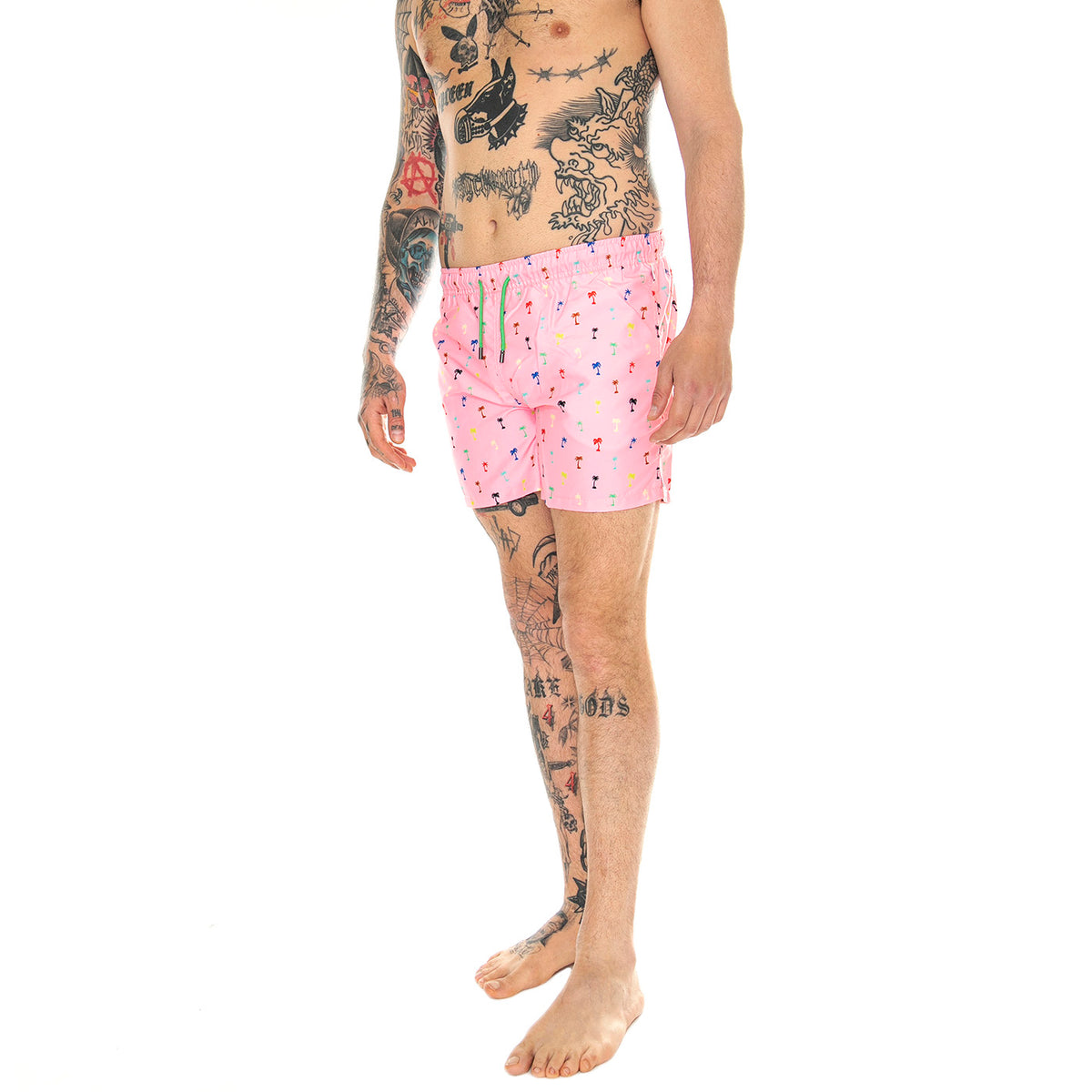 Palm Swimshorts 3300 - Costume da Bagno Uomo Rosa PAL116-3300-3300 . HAPPY SOCKS 