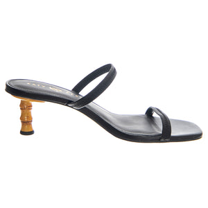 The Minibamboo Two Band Sandal Black - Sandali Donna Neri KPSKP2929-BLK . KATY PERRY 