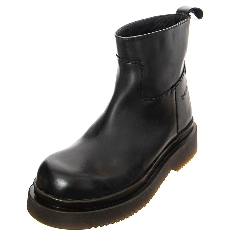 T BOOT 08 GREASY BLACK - Stivaletti alla Caviglia Donna Neri BTSTBOOT08-BKG . MR BOOTS 