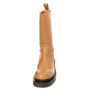 T BOOT 14 GREASY CAPPUCCINO - Stivali Altezza Media Donna Marroni BTSTBOOT14-CPG . MR BOOTS 