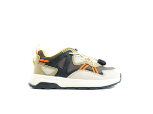 Ax-Eon Looutcity Dusky Green - Scarpe Stringate Profilo Basso Bambino Multicolore PAK58885-377-M . PALLADIUM 