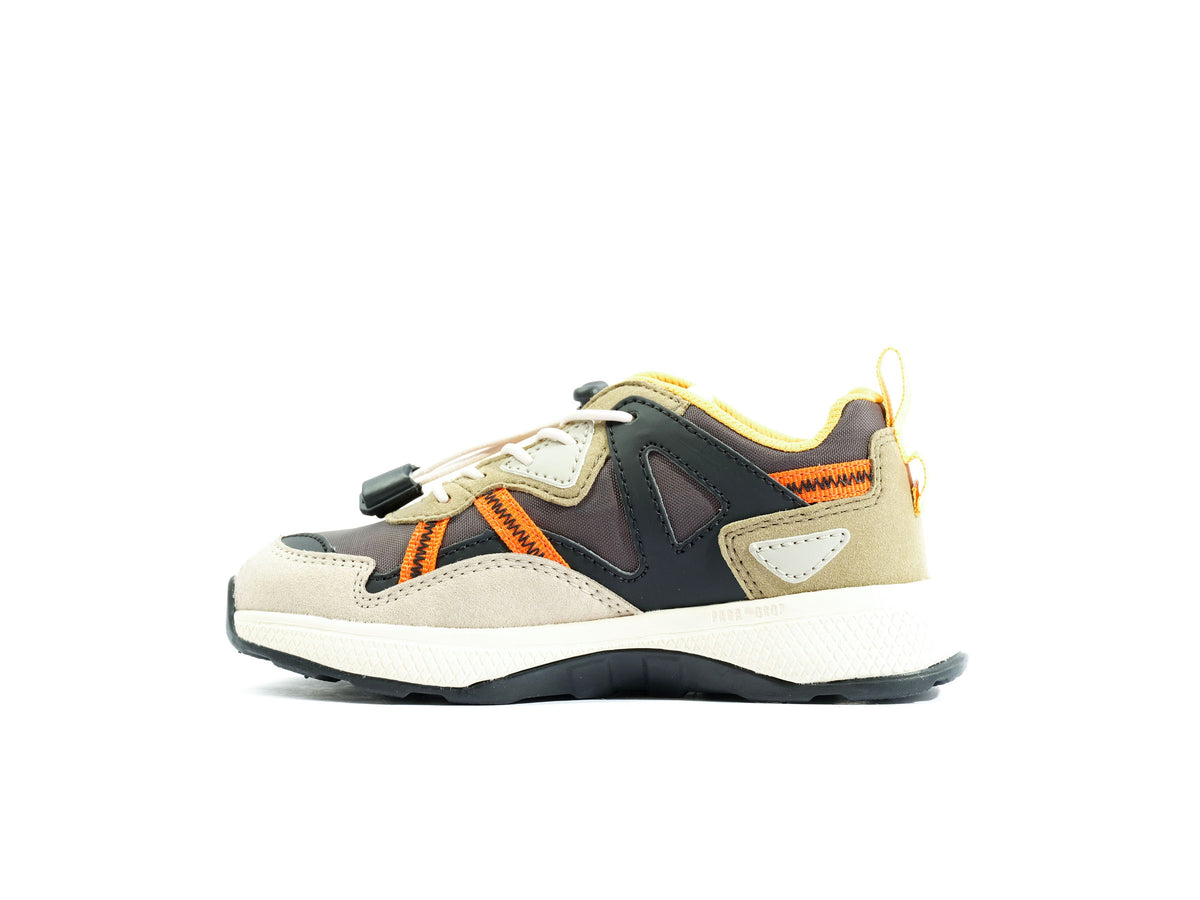 Ax-Eon Looutcity Dusky Green - Scarpe Stringate Profilo Basso Bambino Multicolore PAK58885-377-M . PALLADIUM 