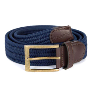 Nevis Stretch Webbing Belt Navy - Cintura Blu MAC0443-NAVY . BARBOUR 