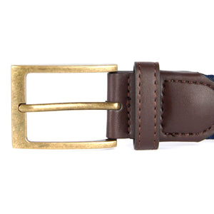 Nevis Stretch Webbing Belt Navy - Cintura Blu MAC0443-NAVY . BARBOUR 
