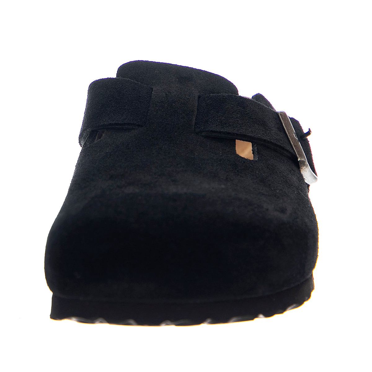 Boston black, Suede Leather - Sandali Uomo Neri 1027067 . BIRKENSTOCK 