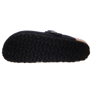 Boston black, Suede Leather - Sandali Uomo Neri 1027067 . BIRKENSTOCK 