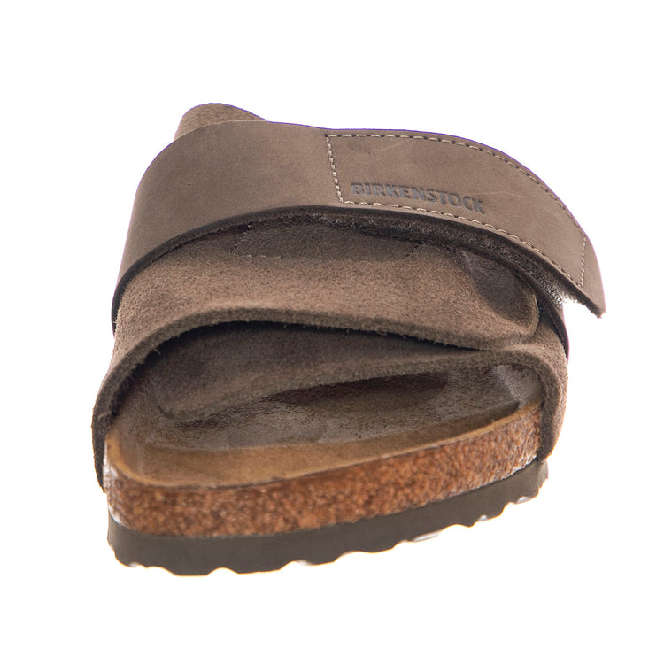 Kyoto concrete gray, Suede Leather/Nubuck - Sandali Uomo / Donna Grigi 1029138 . BIRKENSTOCK 