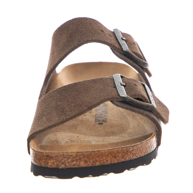 Arizona concrete gray, Suede Leather/Oiled - Sandali Uomo / Donna Grigi 1029167 . BIRKENSTOCK 