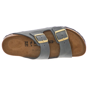 Arizona basalt gray, Oiled Leather - Sandali Donna Grigi 1029253 . BIRKENSTOCK 