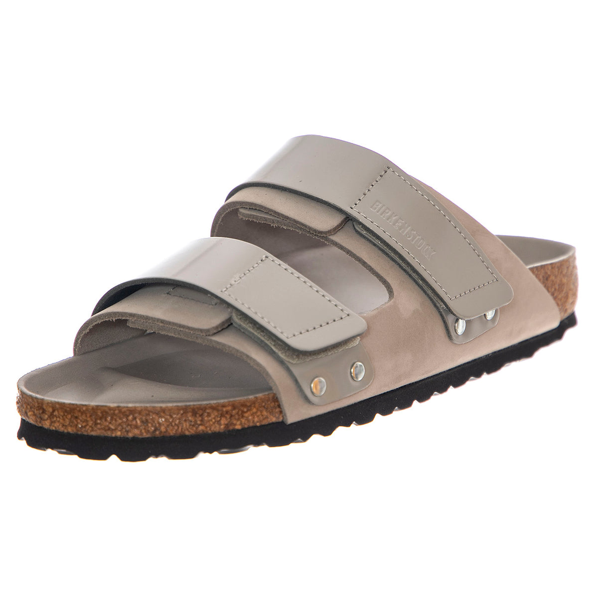 Uji stone coin, Nubuck Leather/High Shine Leather - Sandali Uomo / Donna Grigi 1029302 . BIRKENSTOCK 