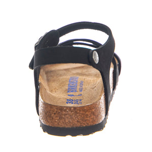 Kumba SFB black, Nubuck Leather - Sandali Donna Neri 1029526 . BIRKENSTOCK 