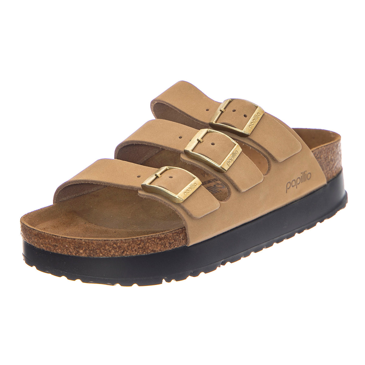 Florida Platf sandcastle, Nubuck Leather - Sandali Donna Beige 1029760 . BIRKENSTOCK 