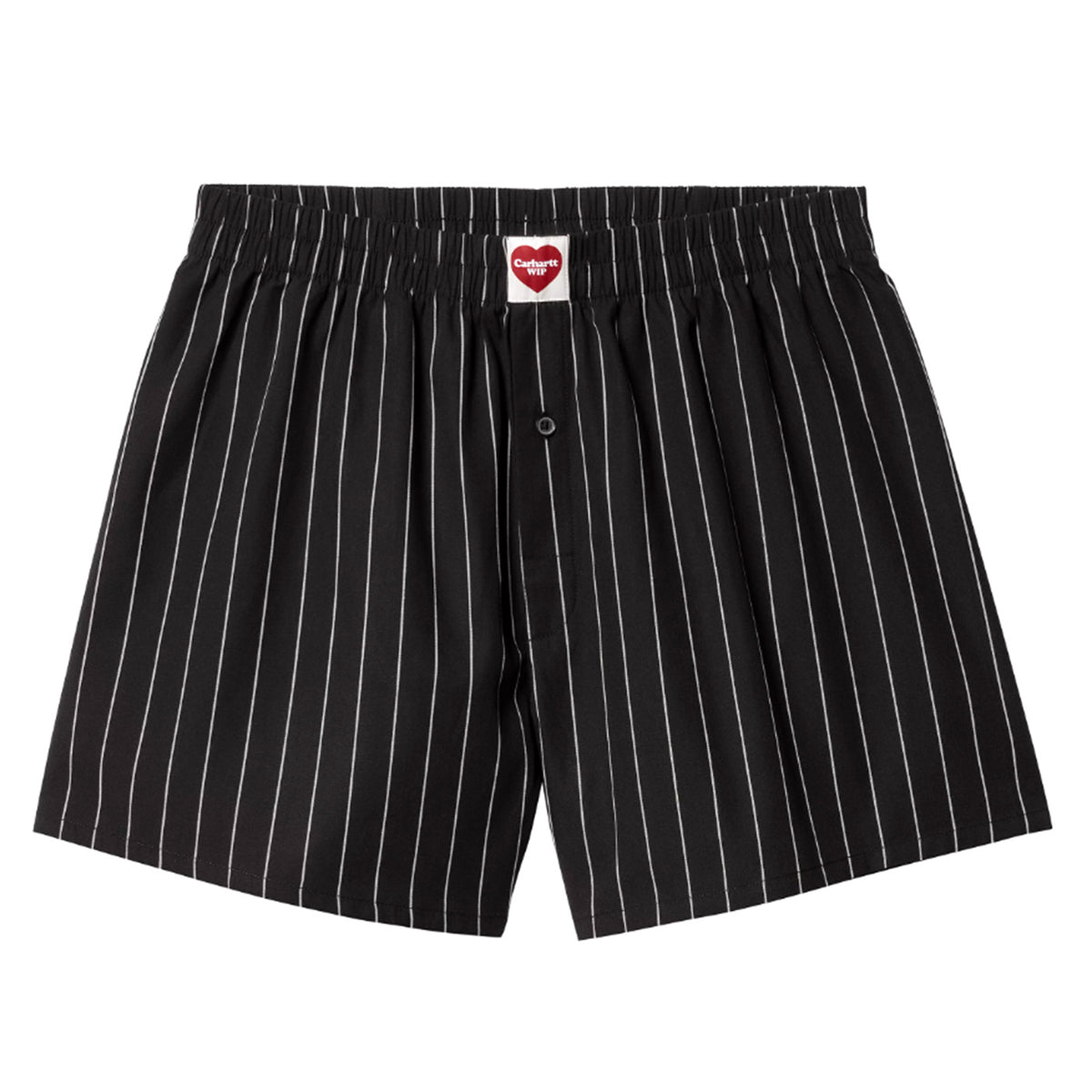 Cotton Boxer Seaton Stripe, Black / Wax - Boxer Uomo Neri I032355.2MBXX . CARHARTT WIP 