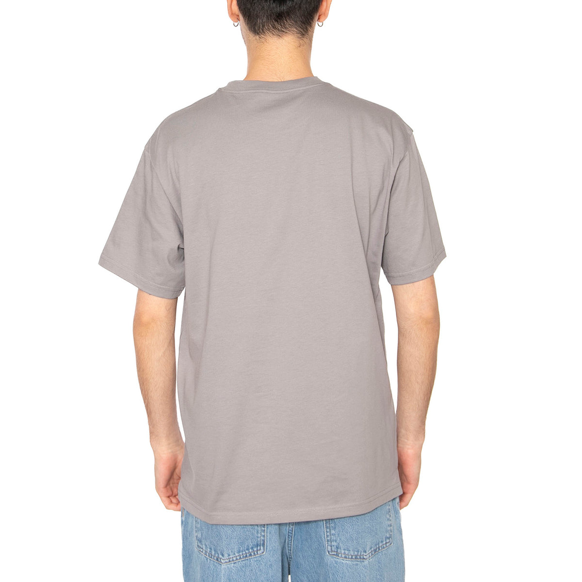 S/S Madison T-Shirt Yosemite / White - Maglietta Girocollo Uomo Grigia I033000.2QEXX . CARHARTT WIP 