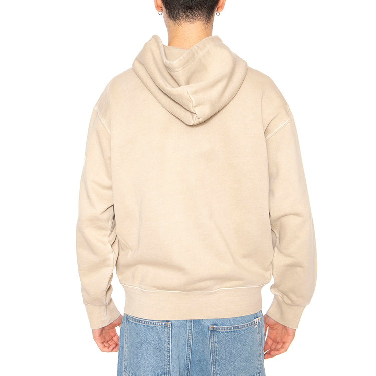 Hooded Nelson Jacket Fleur De Sel -  Felpa con Cappuccio e Zip Uomo Beige I033064.2LPGD . CARHARTT WIP 