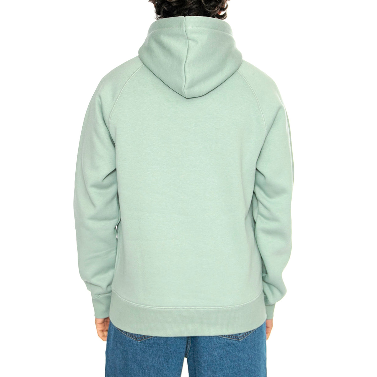 Hooded Chase Sweat Frosted Green / Gold - Felpa con Cappuccio Uomo Verde I033661.2O2XX . CARHARTT WIP 