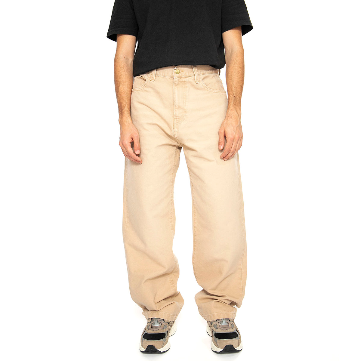 Landon Pant Dusty H Brown - Pantaloni Uomo Beige I034318.07E4O . CARHARTT WIP 