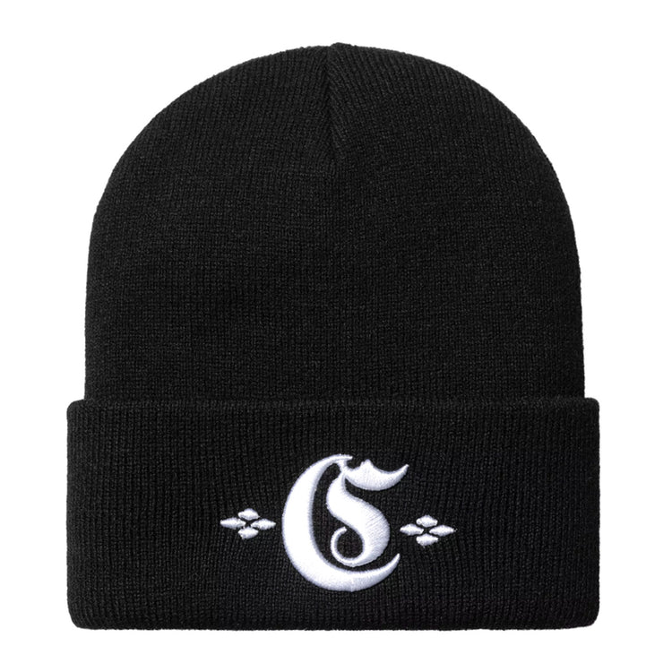 Greatest Hits Beanie Black / Wax - Cappellino a Cuffia Nero I034367.K02XX . CARHARTT WIP 