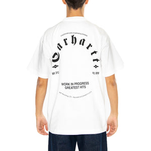 S/S Greatest Hits T-Shirt White / Black - Maglietta Girocollo Uomo Bianca I034394.00AXX . CARHARTT WIP 