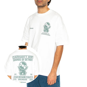 S/S Harttronix T-Shirt White - Maglietta Girocollo Uomo Bianca I034395.02XX . CARHARTT WIP 