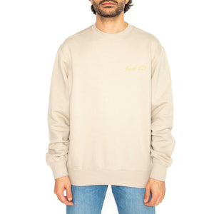 Greatest Flicks Sweat Fleur De Sel - Felpa Girocollo Uomo Beige I034413.2LPXX . CARHARTT WIP 