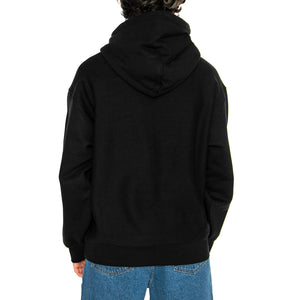 Hooded Label Script Sweat Black - Felpa con Cappuccio Uomo Nera I034430.89XX . CARHARTT WIP 