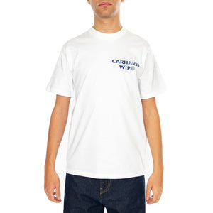 S/S Ice T-Shirt White - Maglietta Girocollo Uomo Bianca I034436.02XX . CARHARTT WIP 
