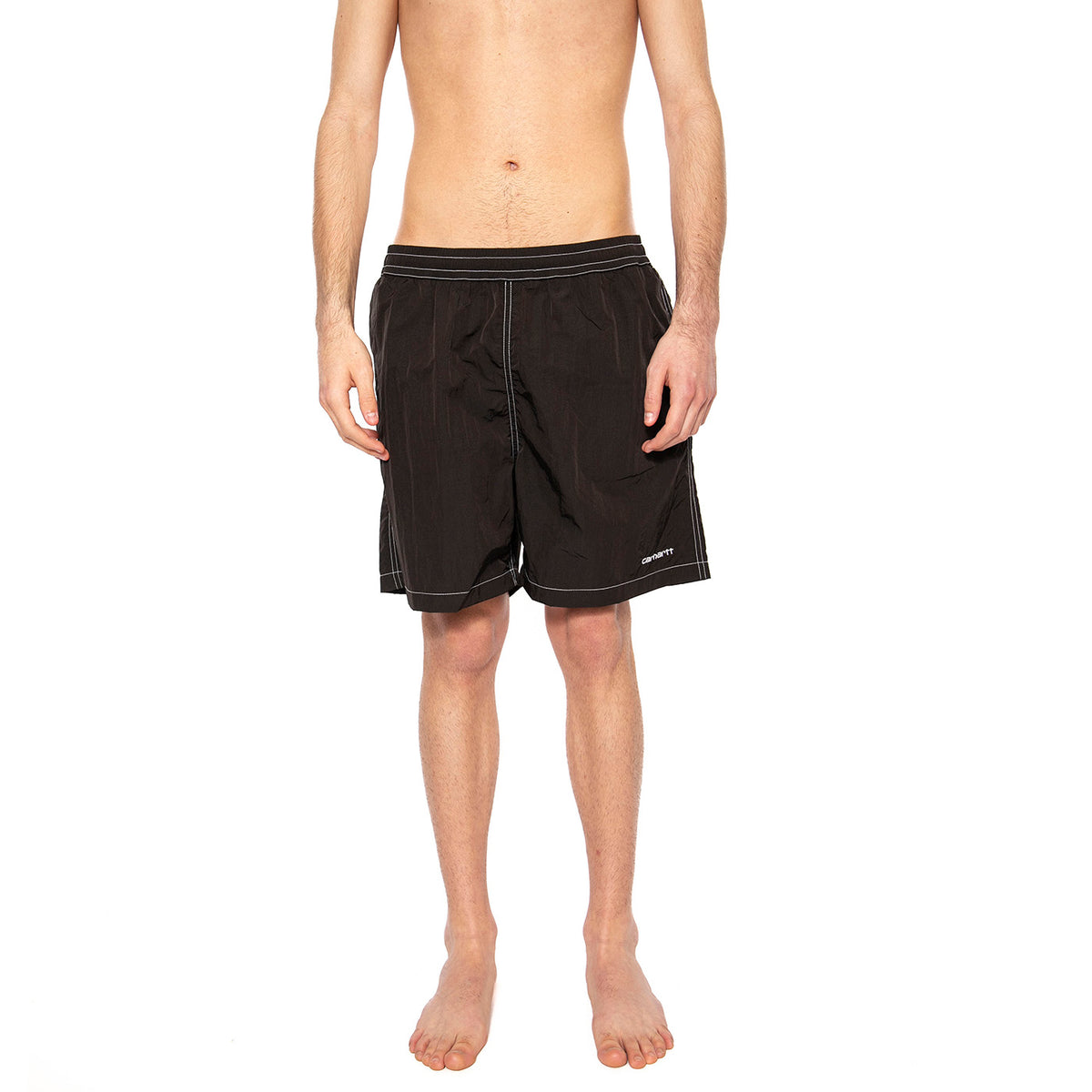 Canby Swim Trunks Black / White - Costume da Bagno Uomo Nero I034570.0D2XX . CARHARTT WIP 