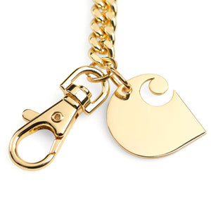 Cuban Link Keychain Gold - Portachiavi Oro I034580.3KXX . CARHARTT WIP 