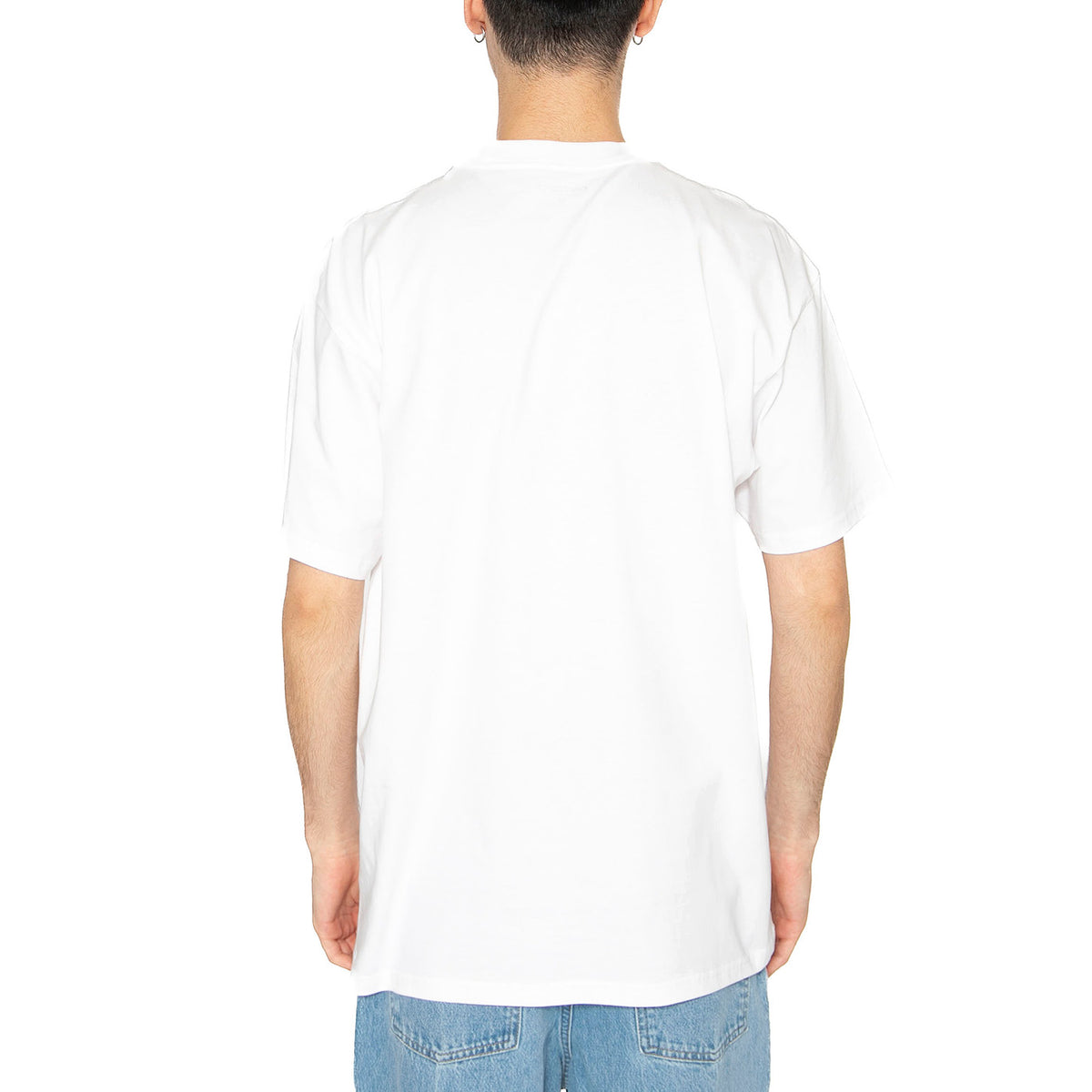 S/S Bumper T-Shirt White / Black - Maglietta Girocollo Uomo Bianca I034664.00AXX . CARHARTT WIP 