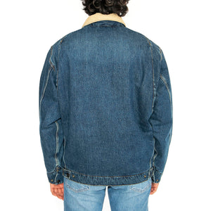 OG Detroit Jacket Blue / Dusty H Brown - Giacca Denim Jeans Uomo Blu I034734.2XN4Q . CARHARTT WIP 