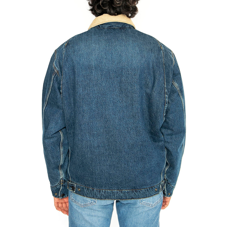 OG Detroit Jacket Blue / Dusty H Brown - Giacca Denim Jeans Uomo Blu I034734.2XN4Q . CARHARTT WIP 