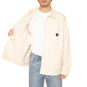 Drewe Chore Coat Natural - Giacca Uomo Bianca I034823.0502 . CARHARTT WIP 