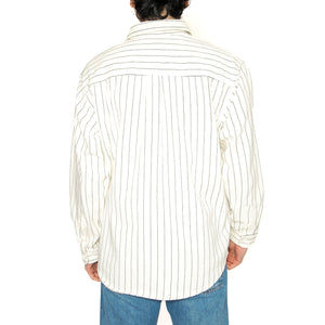 Hendry Shirt Jac Seaton Stripe, Wax / Dark Navy - Camicia Uom Bianca I034827.2RM02 . CARHARTT WIP 