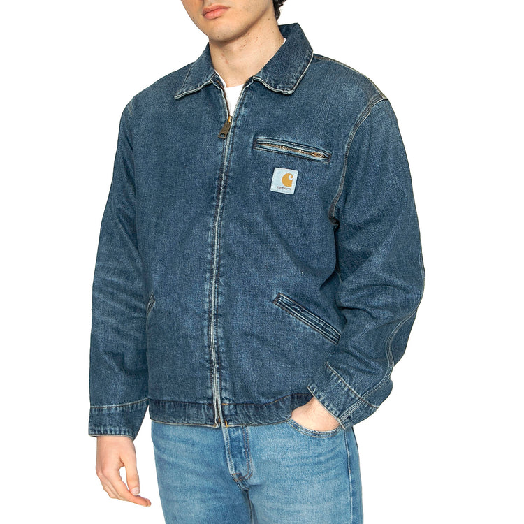 OG Detroit Jacket Blue - Giacca Denim Jeans Uomo Blu I034870.014L . CARHARTT WIP 