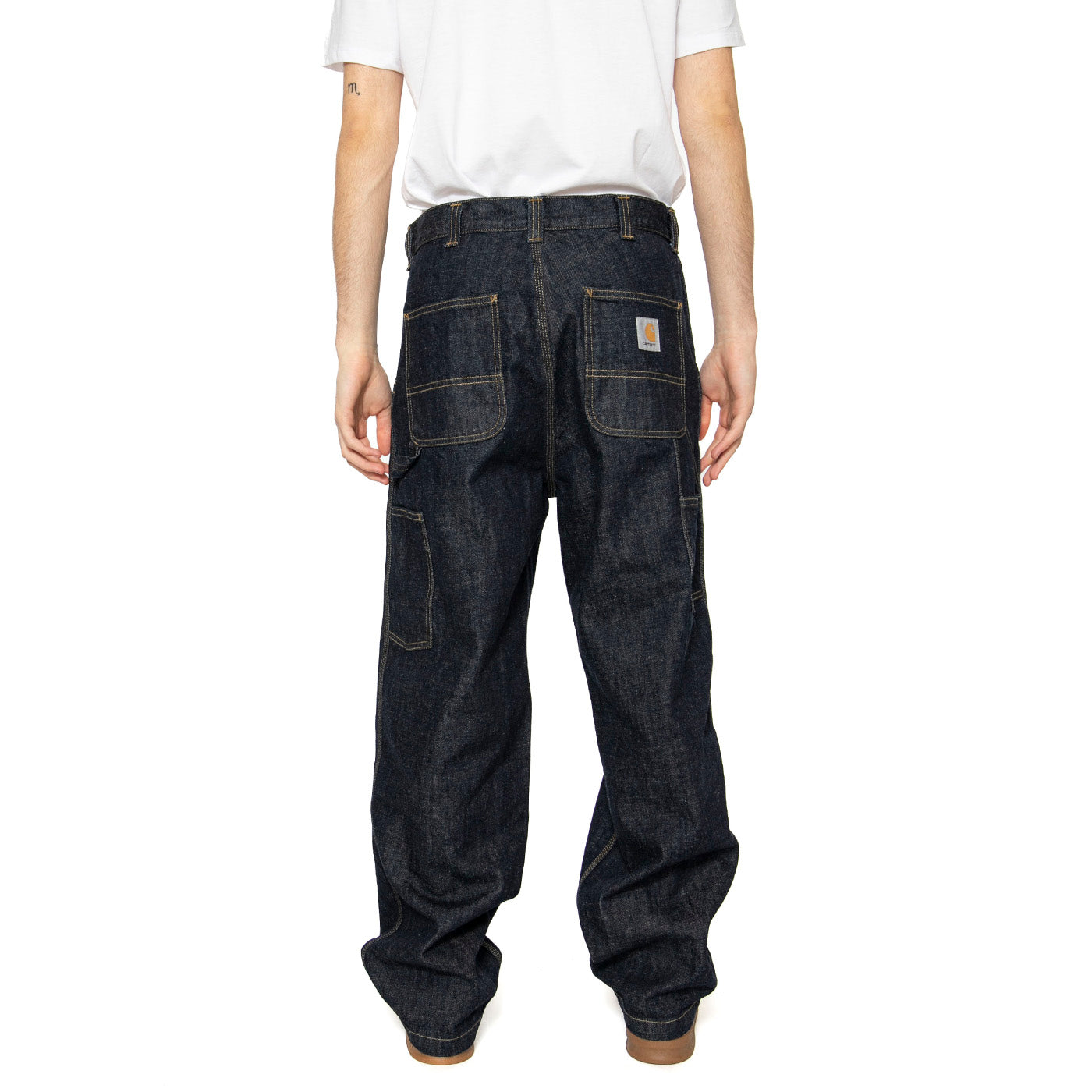 OG SINGLE KNEE PANT BLUE - Pantaloni Denim Jeans Uomo Blu I034871.0102 . CARHARTT WIP 